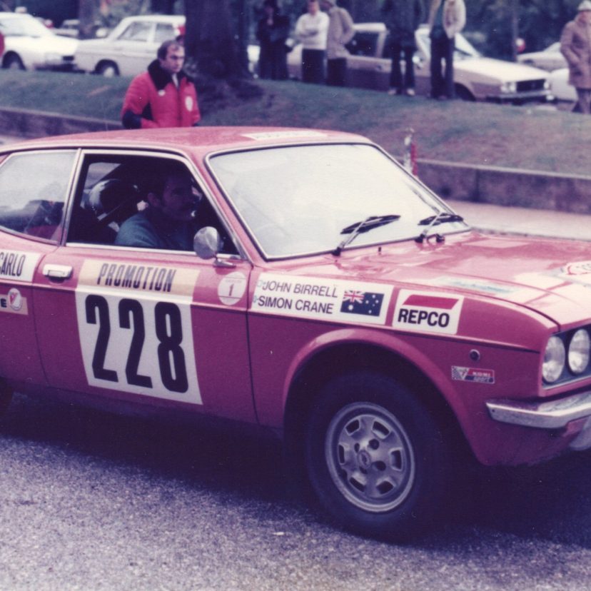 John Birrell and Simon Crane at the Monte Carlo start