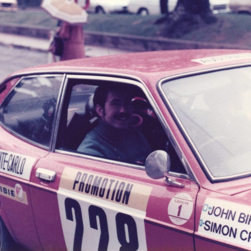 John Birrell and Simon Crane at the Monte Carlo start