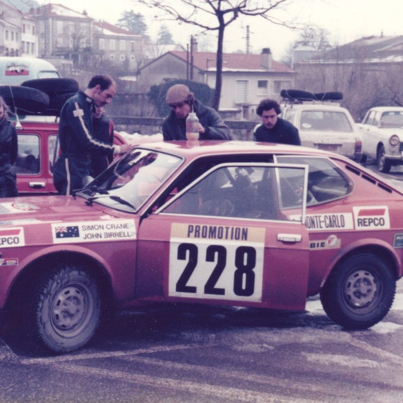 Another Service Point on the Monte Carlo Rally with Ro Nixon and Graeme (Luigi) Vaux